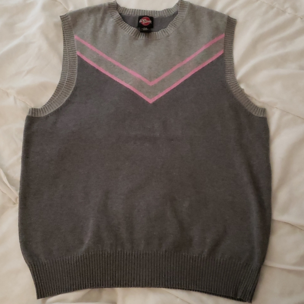 Nick Danger Medium Gray Sweater Vest